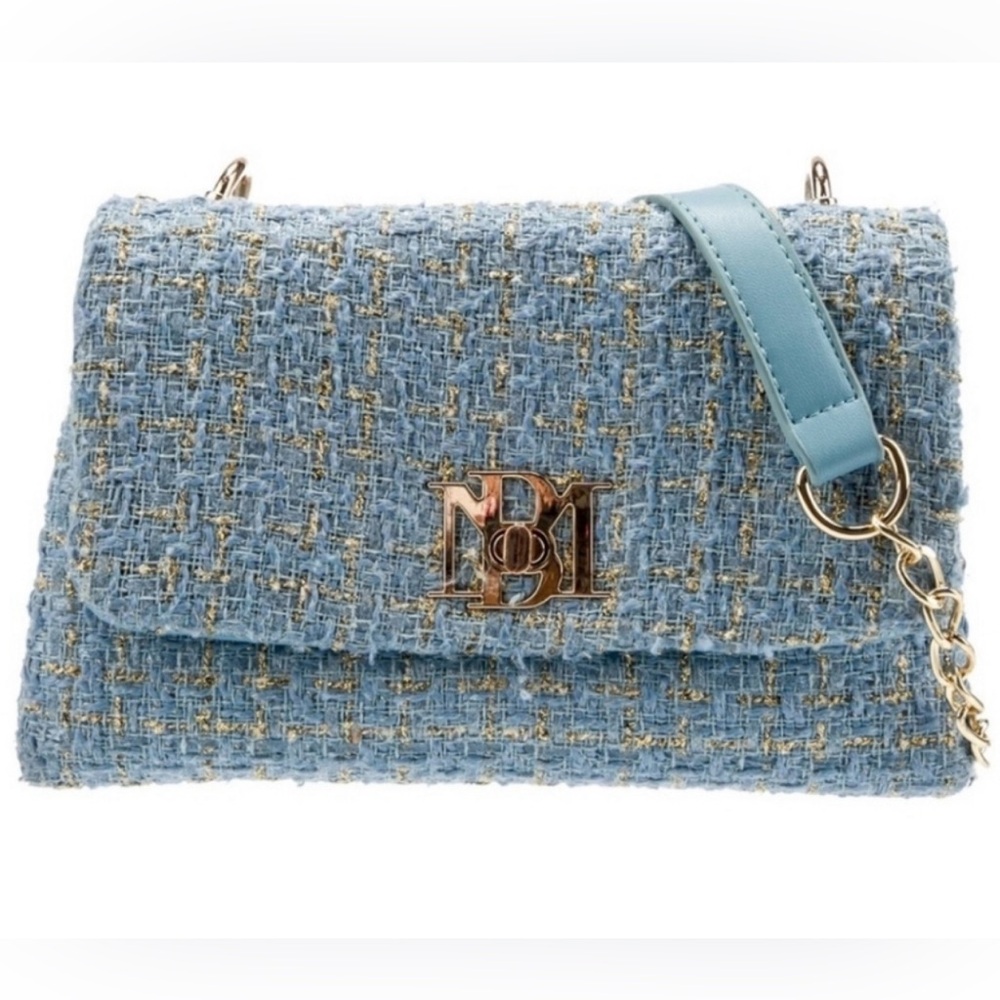 Badgley Mischka Tweed Crossbody Bag